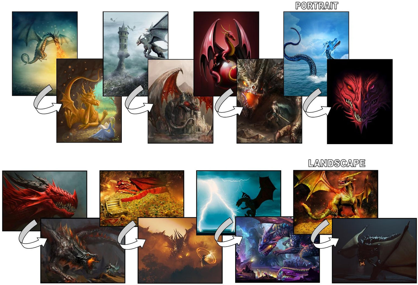 TWGi Art Pack - Dragons