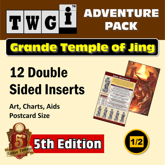 TWGi GTOJ Half Screen Inserts (5e)