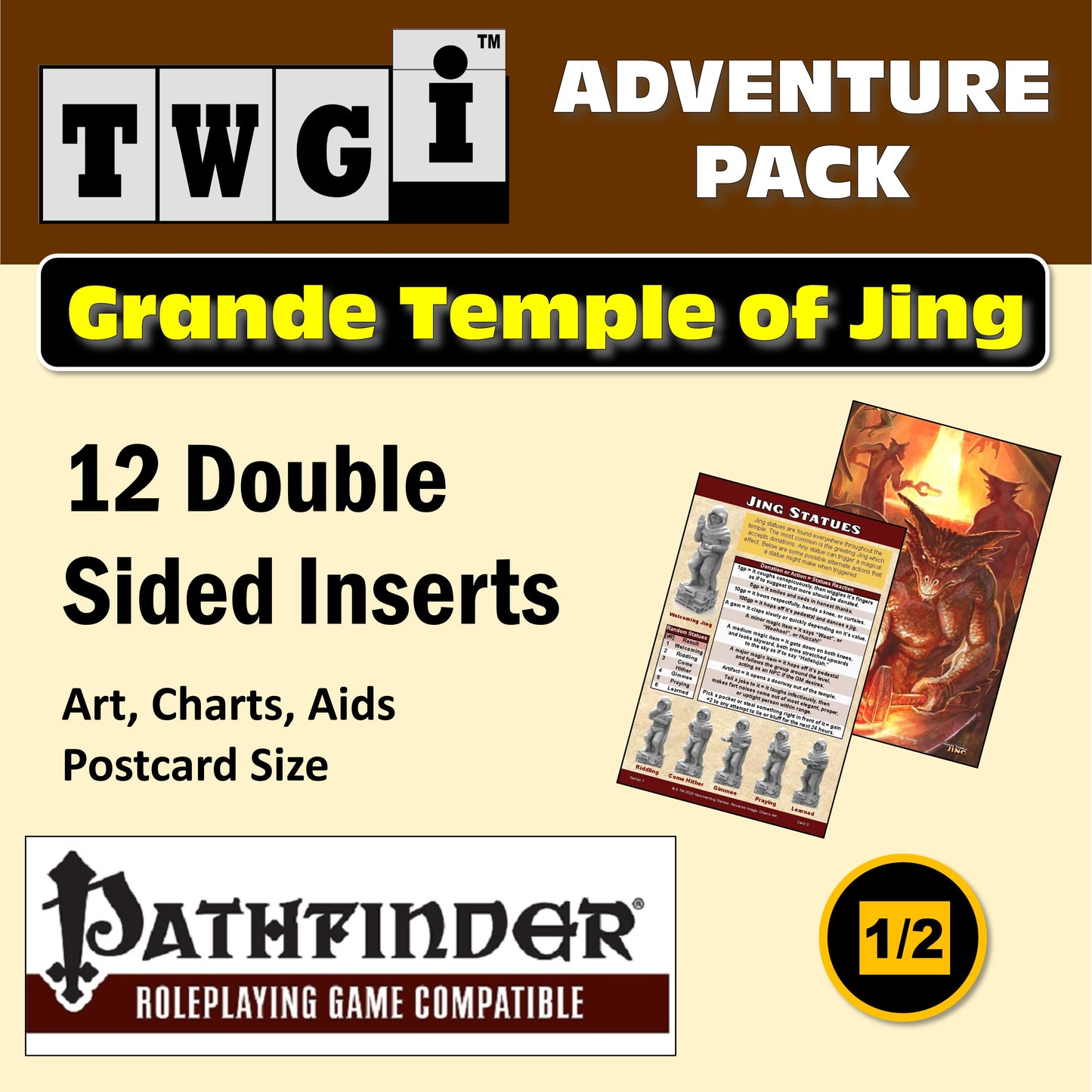 TWGi GTOJ Half Screen Inserts (PF1)