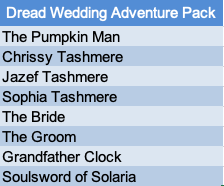 TDH - Dread Wedding Adventure Pack